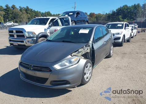 2013 Dodge Dart Aero из США, поврежденный, VIN 1C3CDFAH6DD215992